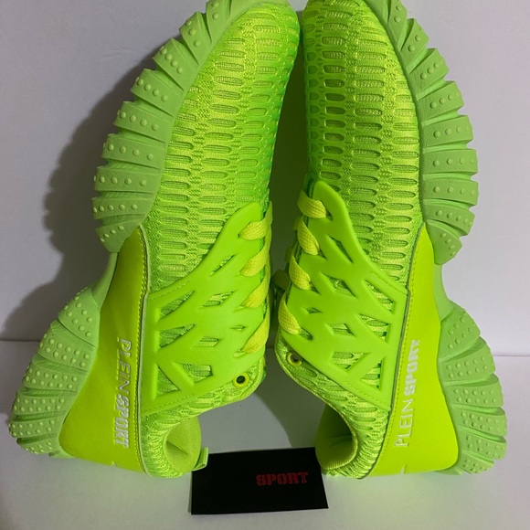 PHILIPP PLEIN SNEAKERS RUNNER “ THUNDERSTORM “ yellow main image 4